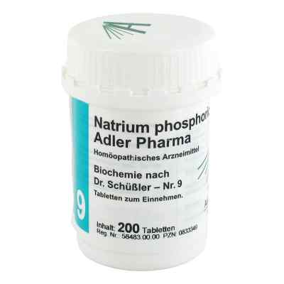 Biochemie Adler 9 Natrium phosphoricum D6 Adl.ph. Tabletten 200 stk von Adler Pharma Produktion und Vert PZN 00833349
