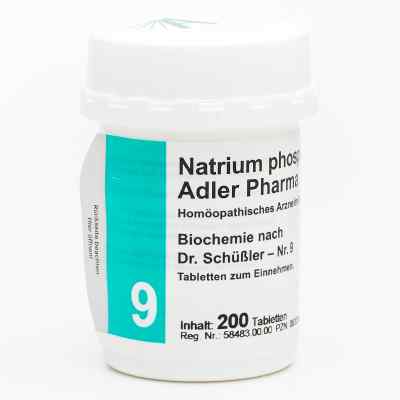 Biochemie Adler 9 Natrium phosphoricum D6 Adl.ph. Tabletten 200 stk von Adler Pharma Produktion und Vert PZN 00833349