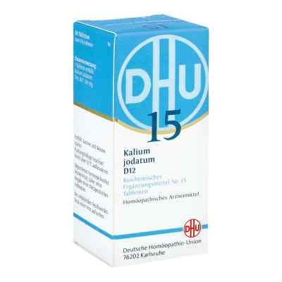 Biochemie Dhu 15 Kalium jodatum D12 Tabletten 80 stk von DHU-Arzneimittel GmbH & Co. KG PZN 00275091