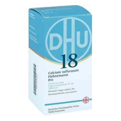 Biochemie Dhu 18 Calcium sulfuratum D12 Tabletten 420 stk von DHU-Arzneimittel GmbH & Co. KG PZN 06584456