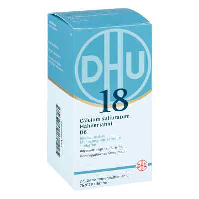 Biochemie Dhu 18 Calcium sulfuratum D6 Tabletten 420 stk von DHU-Arzneimittel GmbH & Co. KG PZN 06584433