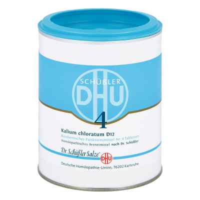 Biochemie Dhu 4 Kalium chlorat. D12 Tabletten 1000 stk von DHU-Arzneimittel GmbH & Co. KG PZN 00274111