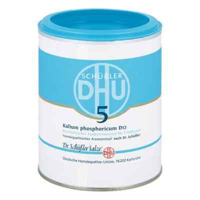 Biochemie Dhu 5 Kalium phosphorus D12 Tabletten 1000 stk von DHU-Arzneimittel GmbH & Co. KG PZN 00274217
