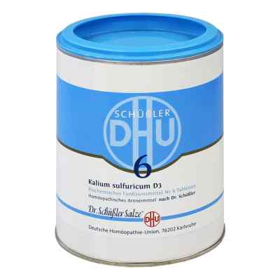 Biochemie Dhu 6 Kalium Sulfur D3 Tabletten 1000 stk von DHU-Arzneimittel GmbH & Co. KG PZN 00274252