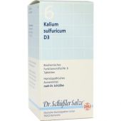 Biochemie Dhu 6 Kalium Sulfur D3 Tabletten 420 stk von DHU-Arzneimittel GmbH & Co. KG PZN 06584083