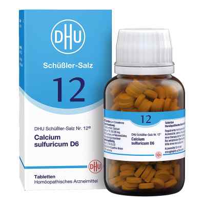 Biochemie DHU Schüßler Salz Nummer 12 Calcium sulfuricum D6 420 stk von DHU-Arzneimittel GmbH & Co. KG PZN 06584309