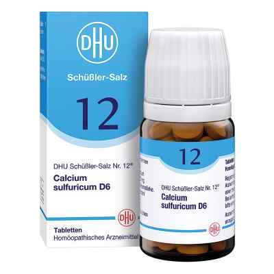 Biochemie DHU Schüßler Salz Nummer 12 Calcium sulfuricum D6 80 stk von DHU-Arzneimittel GmbH & Co. KG PZN 00274861