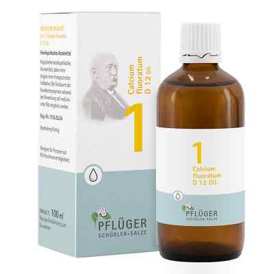 Biochemie Pflüger 1 Calcium fluor.D 12 Tropfen 100 ml von Homöopathisches Laboratorium Ale PZN 06323684