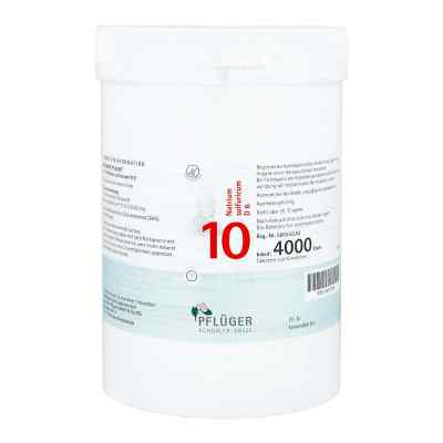 Biochemie Pflüger 10 Natrium Sulfur D6 Tabletten 4000 stk von Homöopathisches Laboratorium Ale PZN 06319702