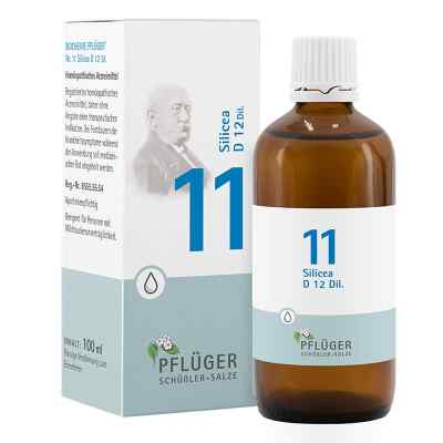 Biochemie Pflüger 11 Silicea D12 Tropfen 100 ml von Homöopathisches Laboratorium Ale PZN 06324761