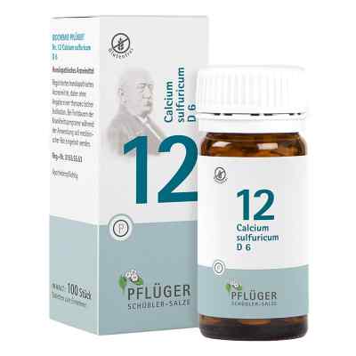 Biochemie Pflüger 12 Calcium Sulfur D6 Tabletten 100 stk von Homöopathisches Laboratorium Ale PZN 06320148