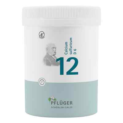 Biochemie Pflüger 12 Calcium Sulfur D6 Tabletten 1000 stk von Homöopathisches Laboratorium Ale PZN 06321165