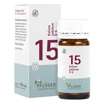 Biochemie Pflüger 15 Kalium jodatum D6 Tabletten 100 stk von Homöopathisches Laboratorium Ale PZN 06321490