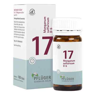 Biochemie Pflüger 17 Manganum Sulfur D6 Tabletten 100 stk von Homöopathisches Laboratorium Ale PZN 06322331