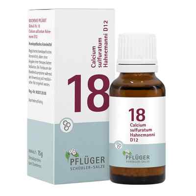 Biochemie Pflüger 18 Calcium Sulfuratum D12 Globuli