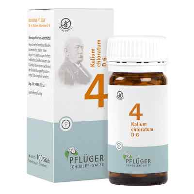 Biochemie Pflüger 4 Kalium chloratum D6 Tabletten 100 stk von Homöopathisches Laboratorium Ale PZN 06318909