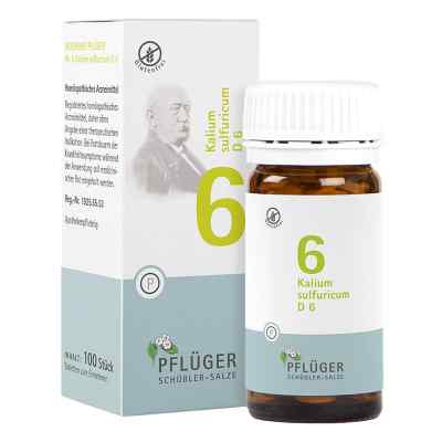 Biochemie Pflüger 6 Kalium Sulfur D6 Tabletten 100 stk von Homöopathisches Laboratorium Ale PZN 06319286