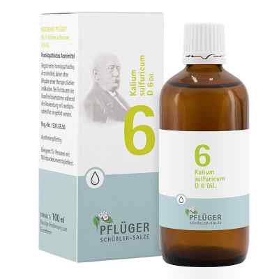 Biochemie Pflüger 6 Kalium Sulfur D6 Tropfen 100 ml von Homöopathisches Laboratorium Ale PZN 06324502