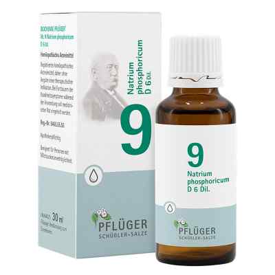 Biochemie Pflüger 9 Natrium phosphoricum D6 Tropfen 30 ml von Homöopathisches Laboratorium Ale PZN 06324666