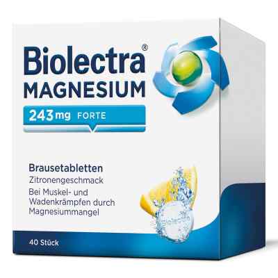 Biolectra Magnesium 243 forte Zitrone Brausetabletten