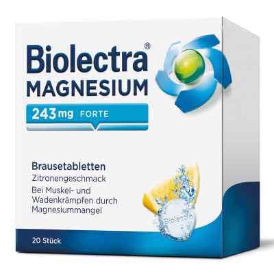 Biolectra Magnesium 243 mg forte Zitrone Brausetabletten