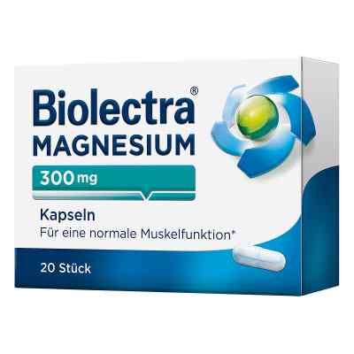 Biolectra Magnesium 300 mg Kapseln 20 stk von HERMES Arzneimittel GmbH PZN 05561507