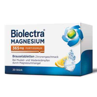 Biolectra Magnesium 365 mg fortissimum Zitrone Brausetabletten