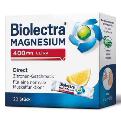 Biolectra Magnesium 400 mg Ultra Direct Zitrone