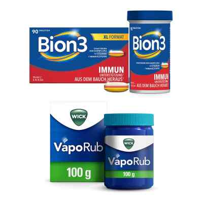 Bion 3 Immun Tabletten 90 Stk + Wick Vaporub Erkältungssalbe 100
