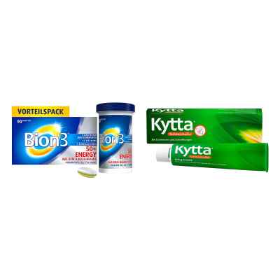 Bion3 50+ Energy Tabletten 30 stk + Kytta Schmerzsalbe 150 g 1 stk von WICK Pharma - Zweigniederlassung der Procter & Gam PZN 08102469