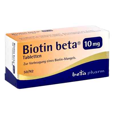 Biotin Beta 10 Mg Tabletten 50 stk von betapharm Arzneimittel GmbH PZN 17386966