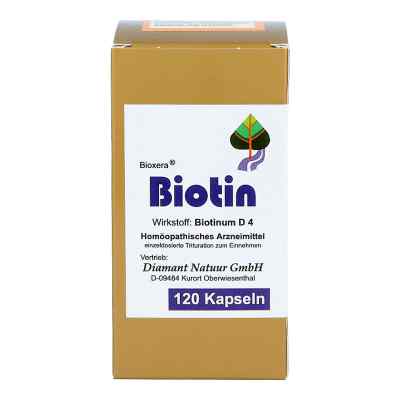 Biotin Kapseln 120 stk von Diamant Natuur GmbH PZN 02260320