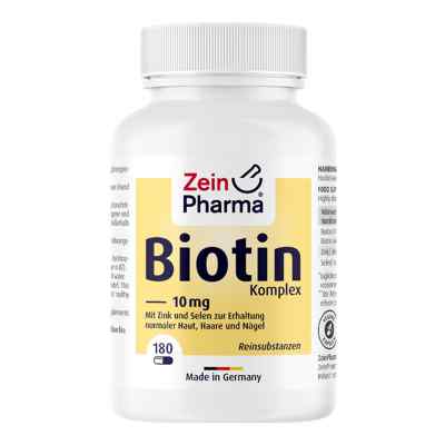 Biotin Komp 10mg+zink+sele 180 stk von ZeinPharma Germany GmbH PZN 16945033
