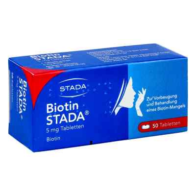 Biotin STADA 5mg Tabletten bei Biotinmangel 50 stk von STADA GmbH PZN 01328576