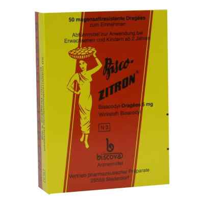Bisco-Zitron magensaftresistent 50 stk von Biscova-Arzneimittel Sabine Pufa PZN 01939908
