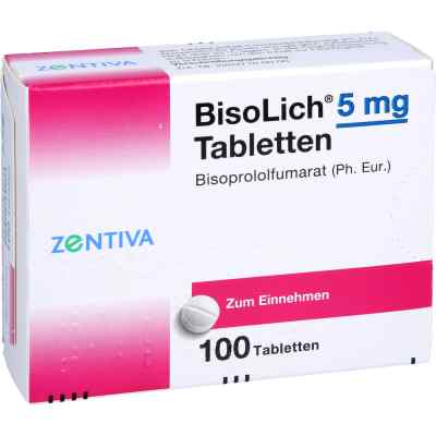 Bisolich 5 Mg Tabletten 100 stk von Zentiva Pharma GmbH PZN 18656238
