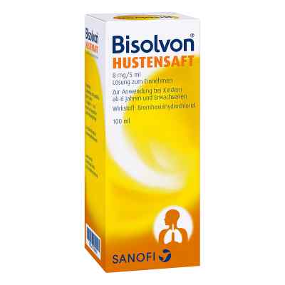 Bisolvon Hustensaft 8mg/5ml 100 ml von A. Nattermann & Cie GmbH PZN 07706855