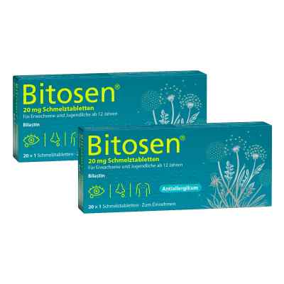 Bitosen 20 mg Schmelztabletten bei Allergien 2 x20 stk von BERLIN-CHEMIE AG PZN 08102576