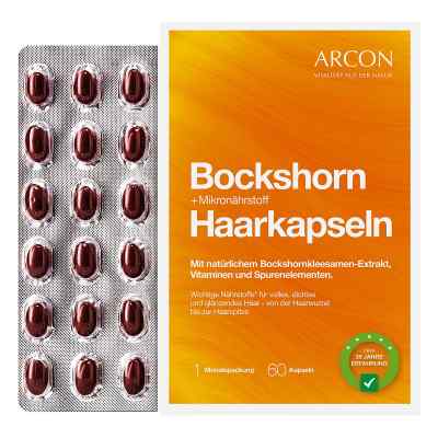 Bockshorn + Mikronährstoff Haarkapseln Tisane p 60 stk von Arcon International GmbH PZN 05010552