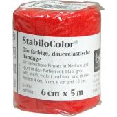 Bort Stabilocolor Binde 6cm rot 1 stk von Bort GmbH PZN 08831002