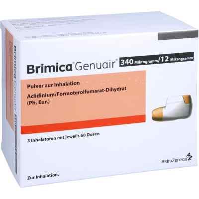 Brimica Genuair 340 [my]g/12 [my]g Plv.z.inhalatio 3 stk von Orifarm GmbH PZN 13330288