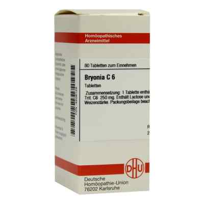 Bryonia C6 Tabletten 80 stk von DHU-Arzneimittel GmbH & Co. KG PZN 04208128