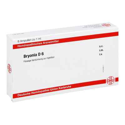 Bryonia D6 Ampullen 8X1 ml von DHU-Arzneimittel GmbH & Co. KG PZN 11704595
