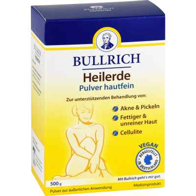 Bullrich Heilerde Pulver hautfein 500 g von delta pronatura GmbH PZN 12856166