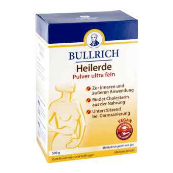 Bullrich Heilerde Pulver ultrafein 500 g von delta pronatura Dr. Krauss & Dr. PZN 06882366