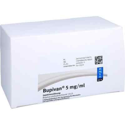 Bupivan 0,5% 5 mg/ml iniecto l.25mg/5ml Glasampulle 50X5 ml von PUREN Pharma GmbH & Co. KG PZN 12675967
