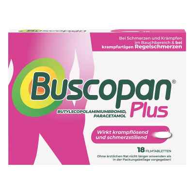 Buscopan Plus Filmtabletten bei Bauchschmerzen & Regelschmerzen