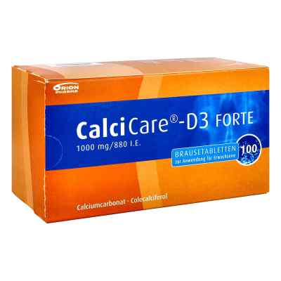CalciCare-D3 FORTE 1000mg/880 internationale Einheiten 100 stk von ORION Pharma GmbH PZN 04787646