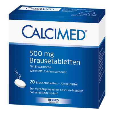 Calcimed 500mg 20 stk von HERMES Arzneimittel GmbH PZN 09750151