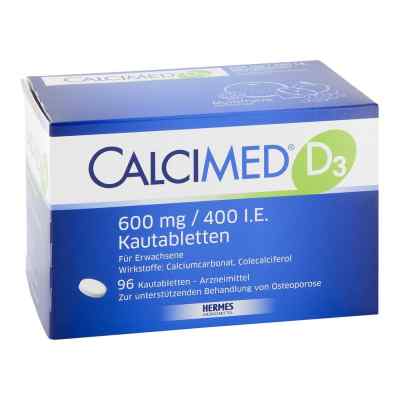Calcimed D3 600mg/400 internationale Einheiten 96 stk von HERMES Arzneimittel GmbH PZN 09750145